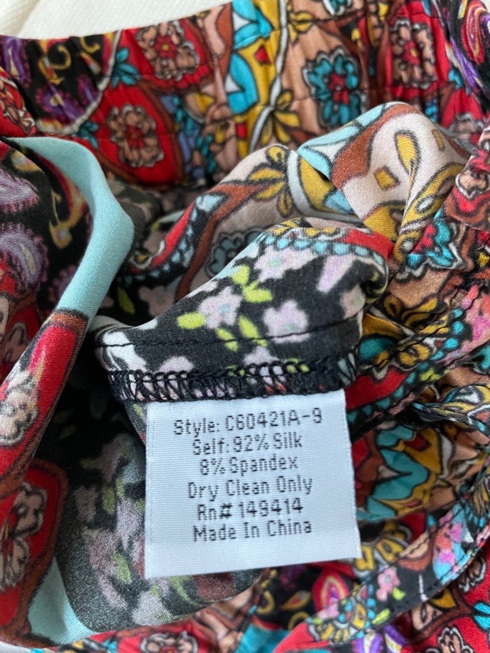 Boho Wide-Leg Printed Palazzo Pants in Multicolor - Picture 5 of 5